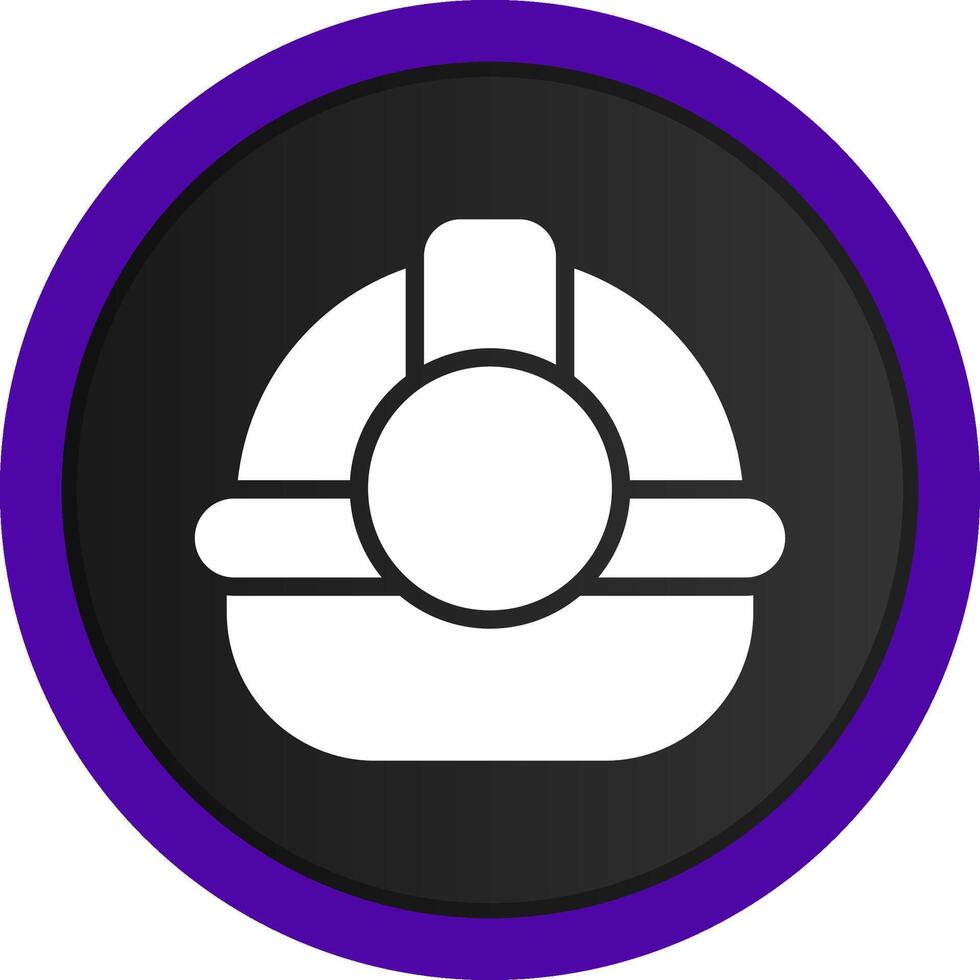 Helmet Creative Icon Design vector