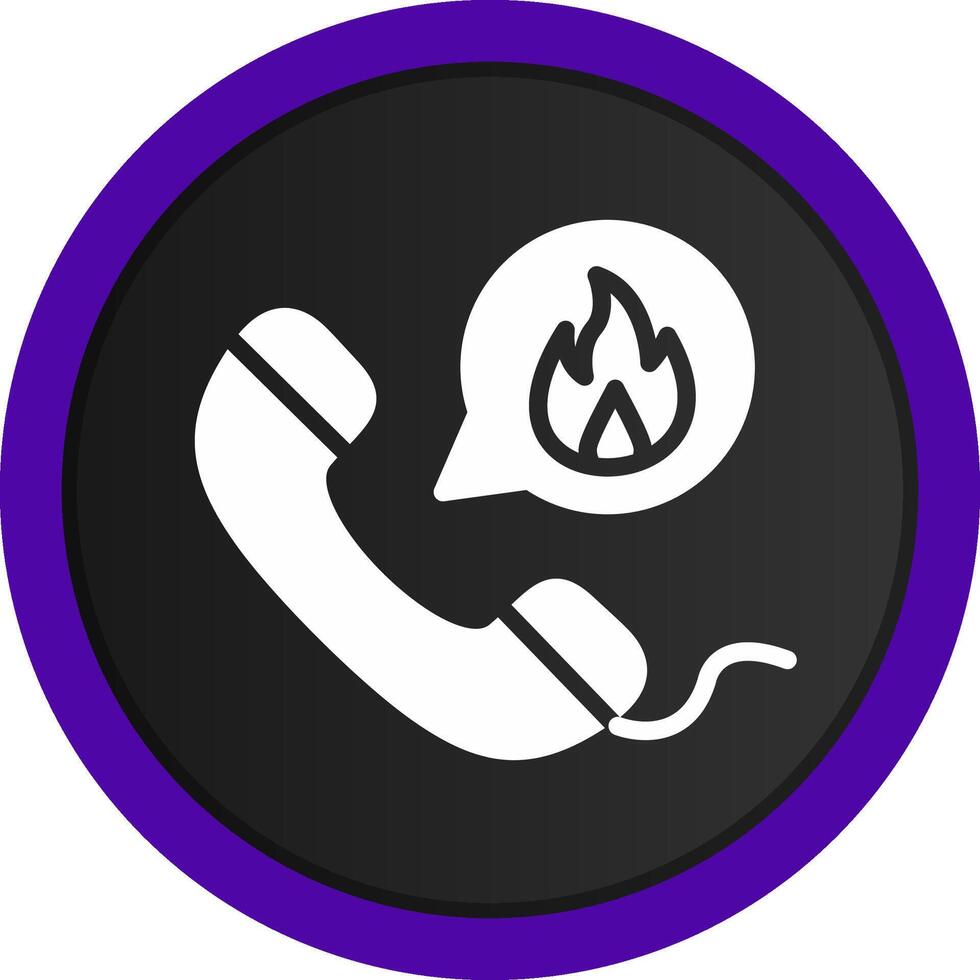 Emergency Call Creative Icon Design vector