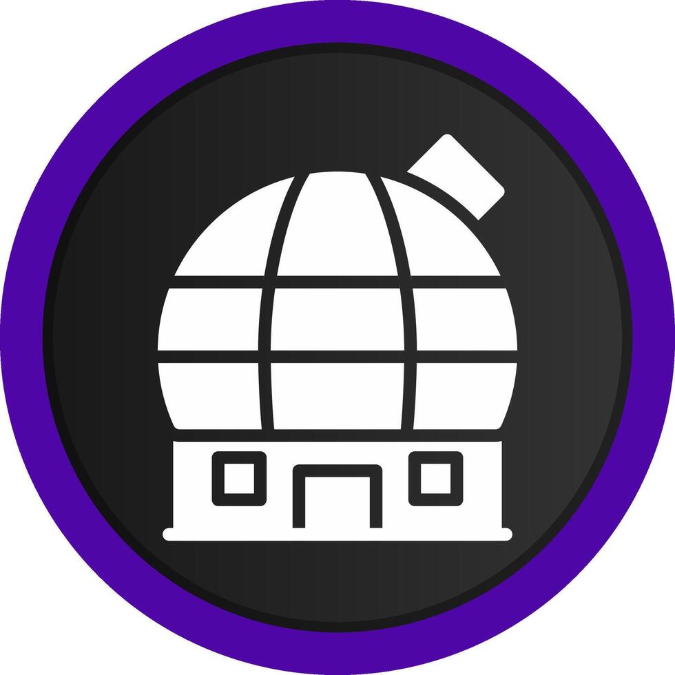 Observatory Creative Icon Design vector