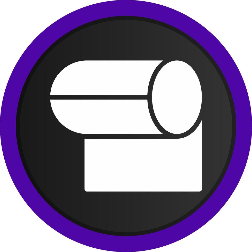 Tissue Roll Creative Icon Design vector