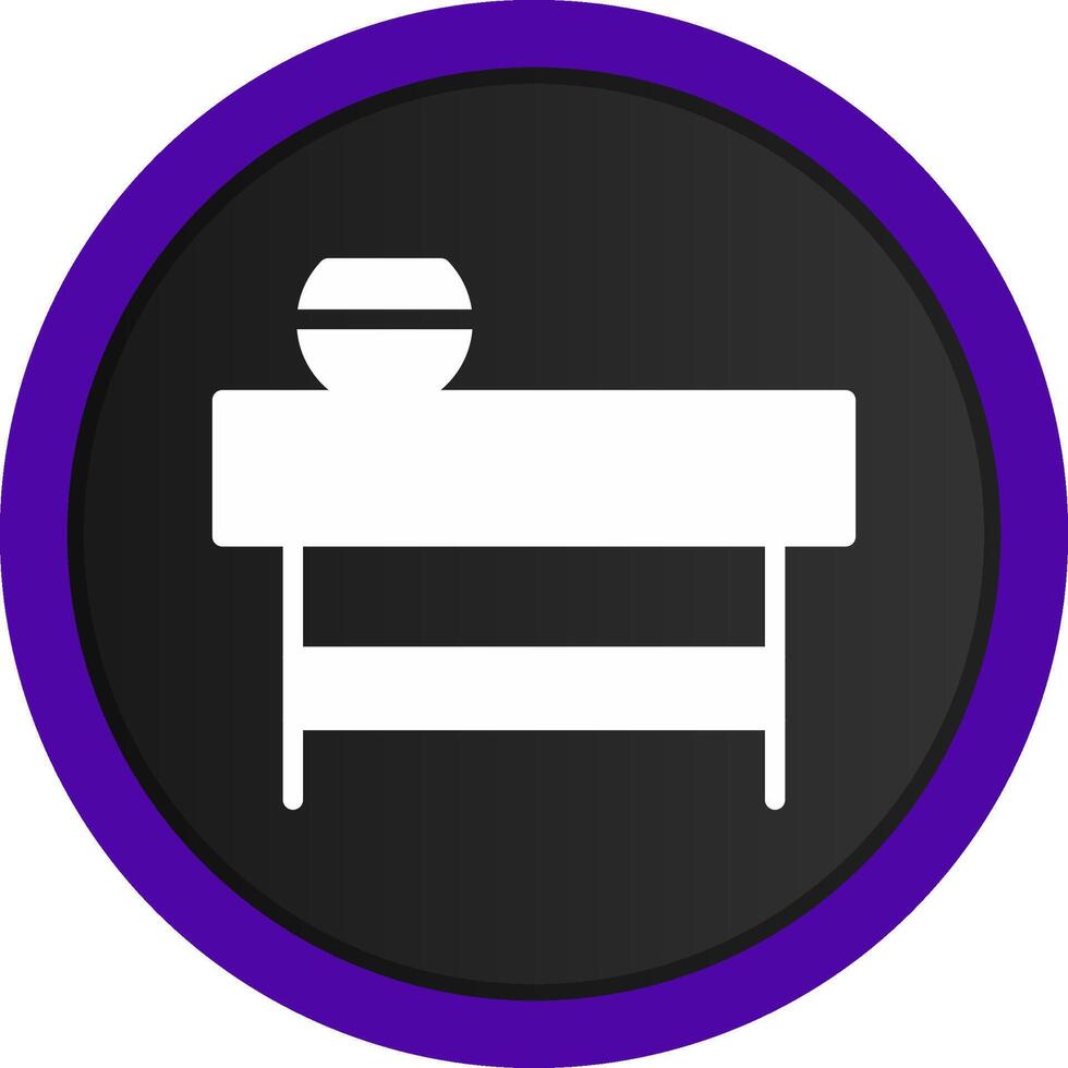 Tea Table Creative Icon Design vector