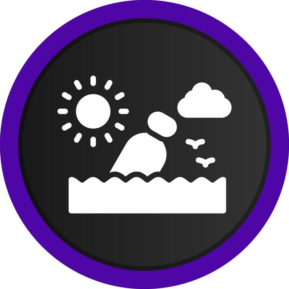 Message In A Bottle Creative Icon Design vector