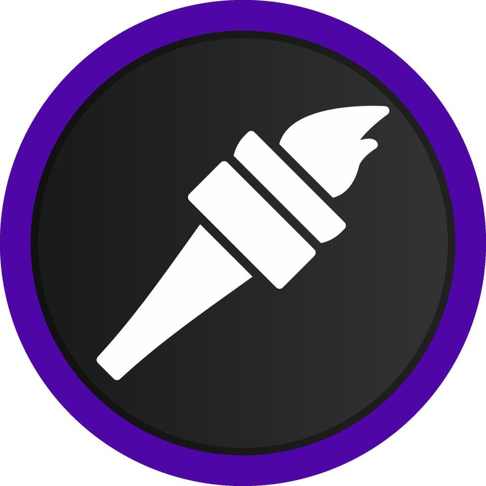 Torch Creative Icon Design vector
