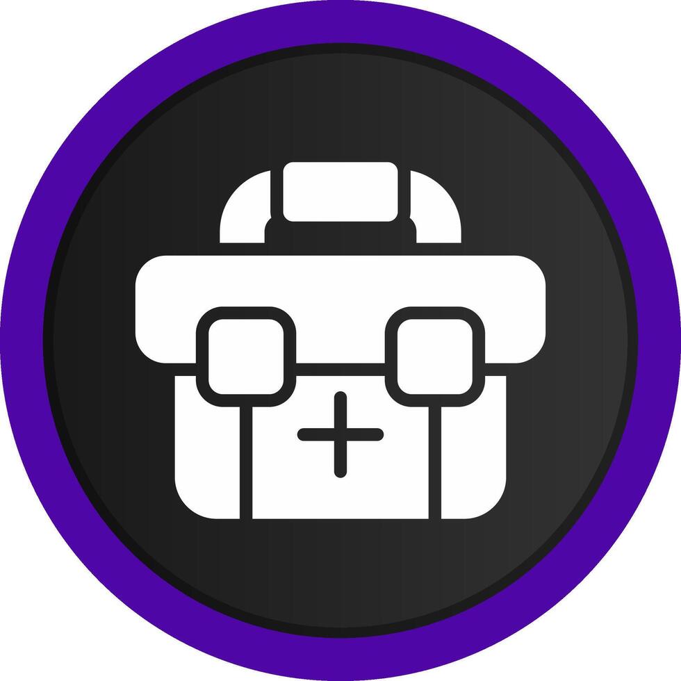 First Aid Kit Creative Icon Design vector