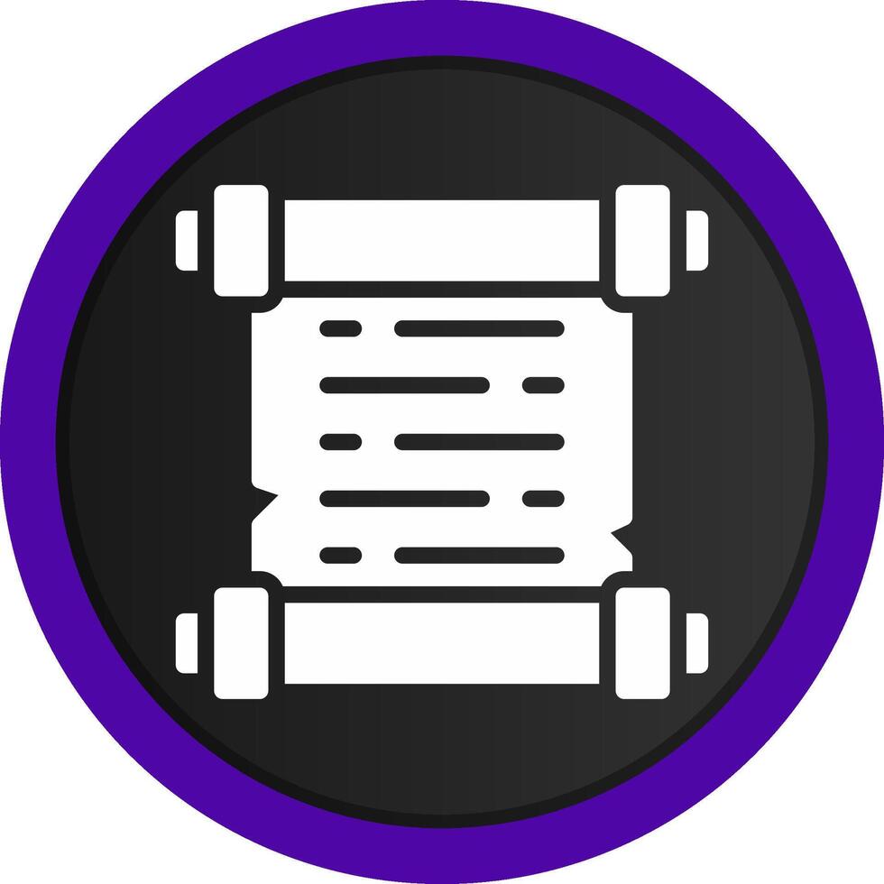 Scroll Creative Icon Design vector