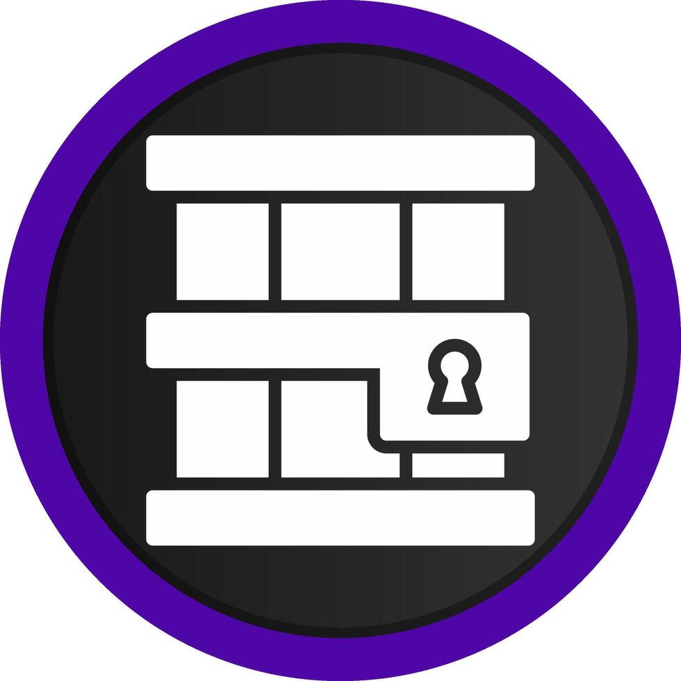 Jail Creative Icon Design vector