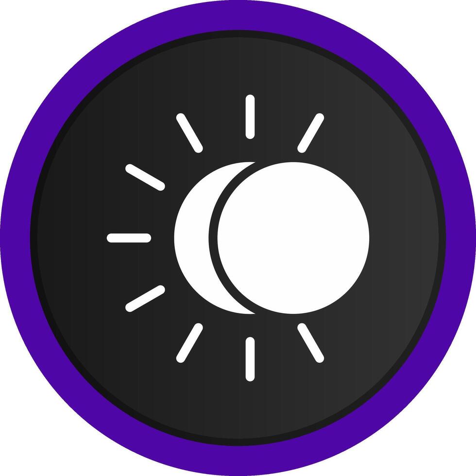 Eclipse Creative Icon Design vector