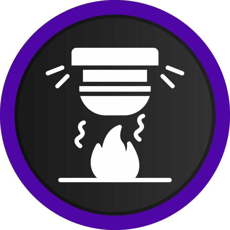 Fire Alarm Creative Icon Design vector