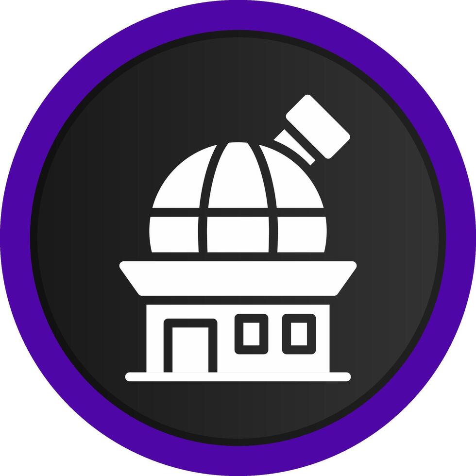 Observatory Creative Icon Design vector