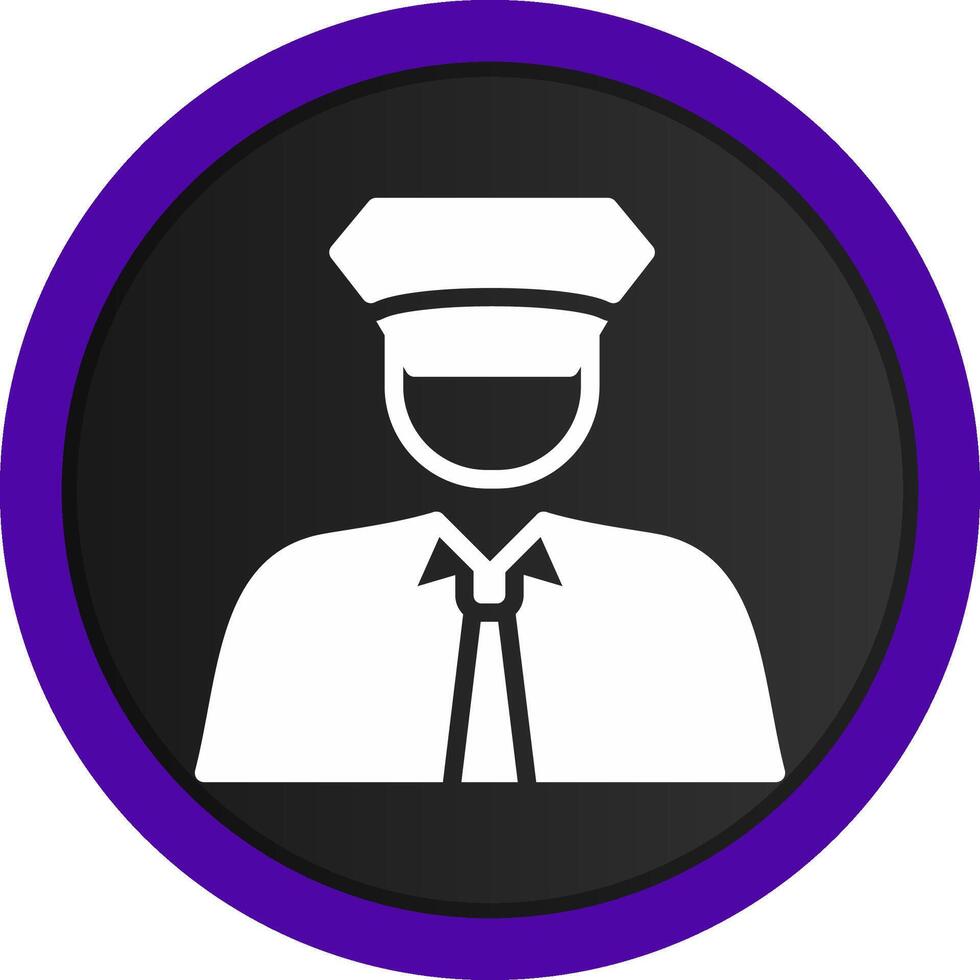 Policeman Creative Icon Design vector