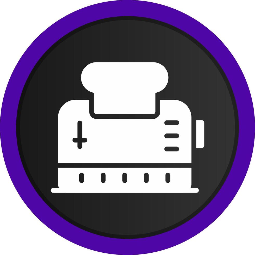 Toaster Creative Icon Design vector