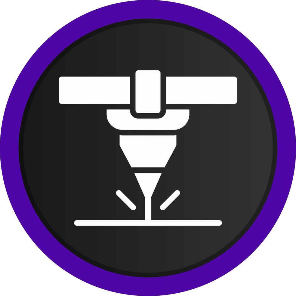 Laser Creative Icon Design vector