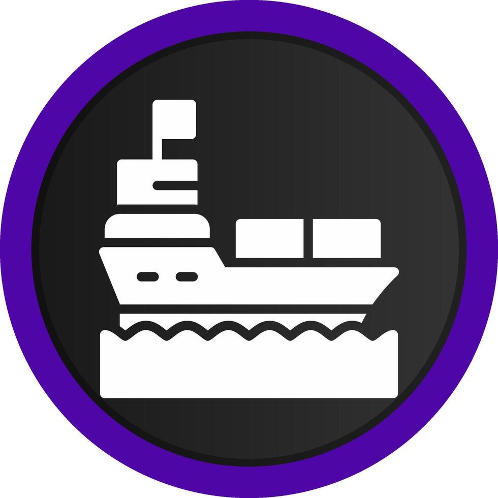 Ship Creative Icon Design vector