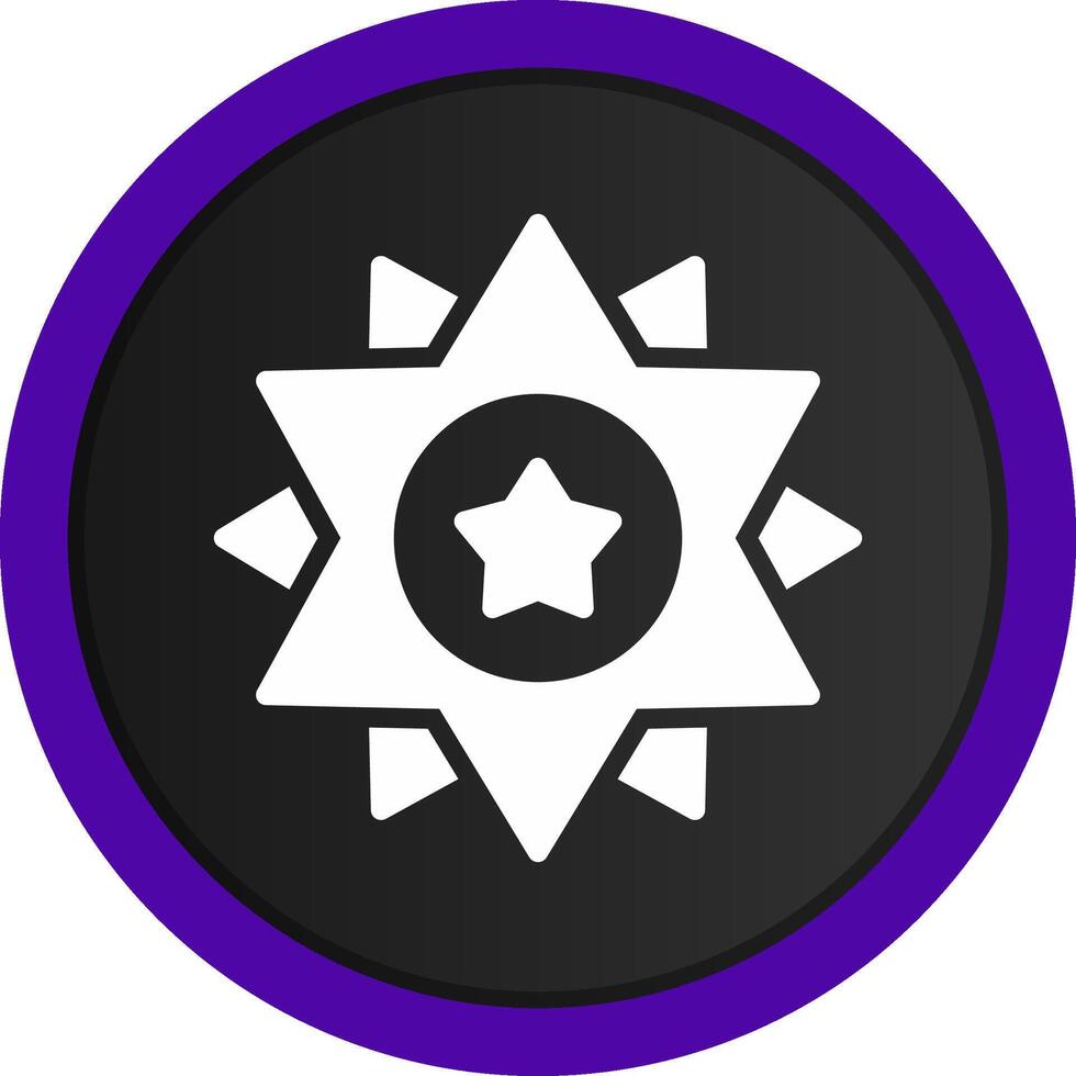 Sheriff Creative Icon Design vector