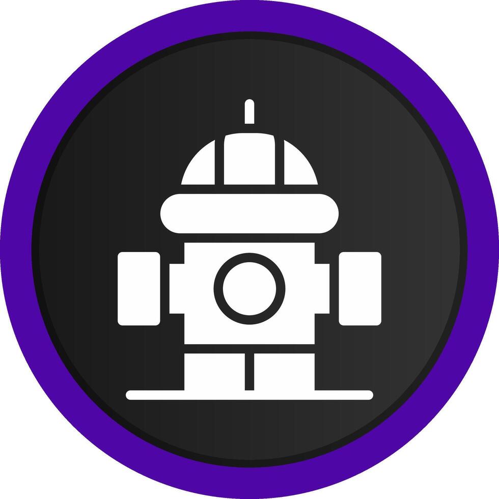 Fire Hydrant Creative Icon Design vector