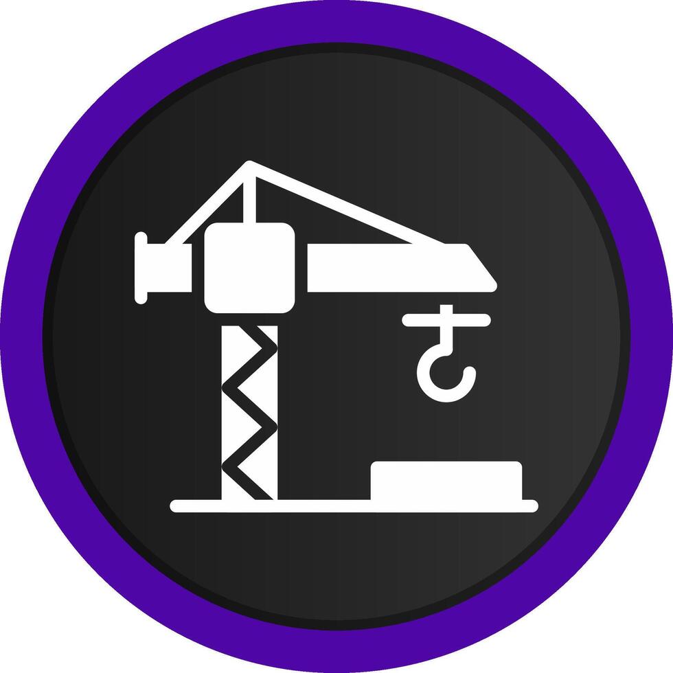 Crane Creative Icon Design vector