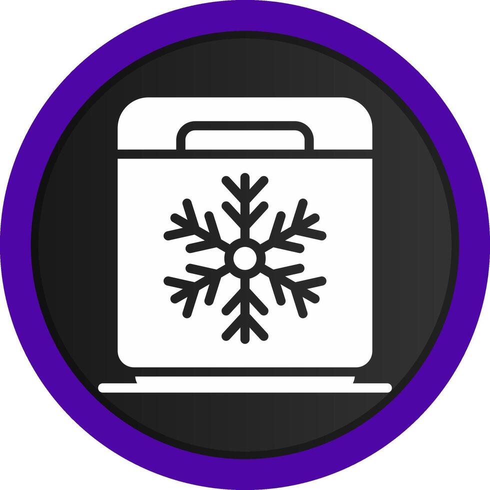 Freezer Creative Icon Design vector