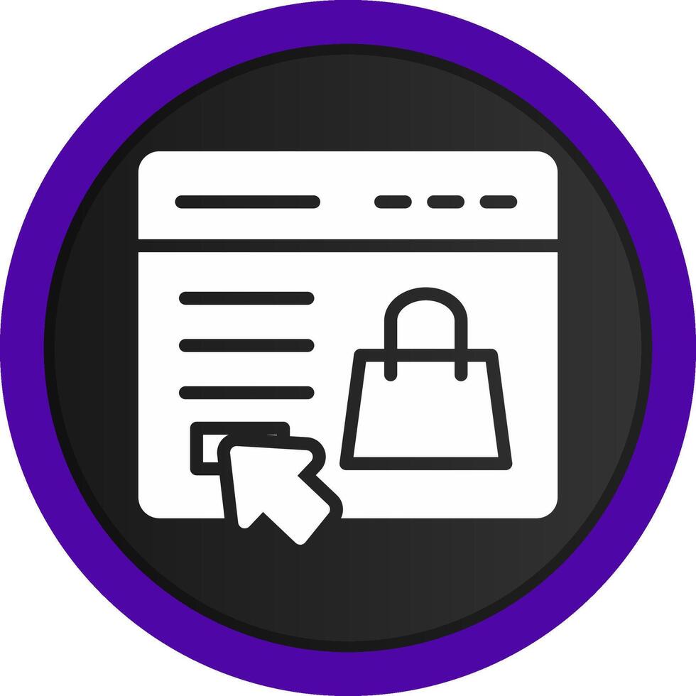 Online Store Creative Icon Design vector