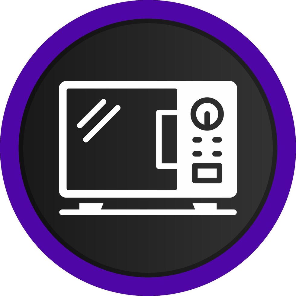 Microwave Creative Icon Design vector
