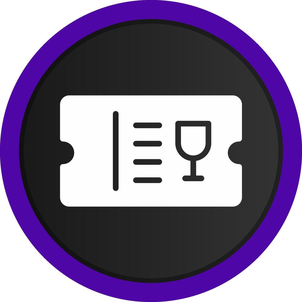 Ticket Creative Icon Design vector