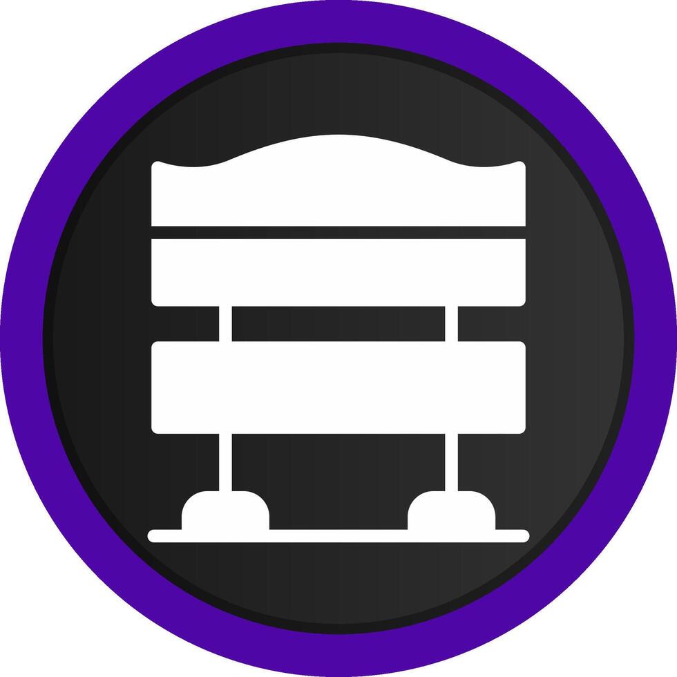 Bench Creative Icon Design vector