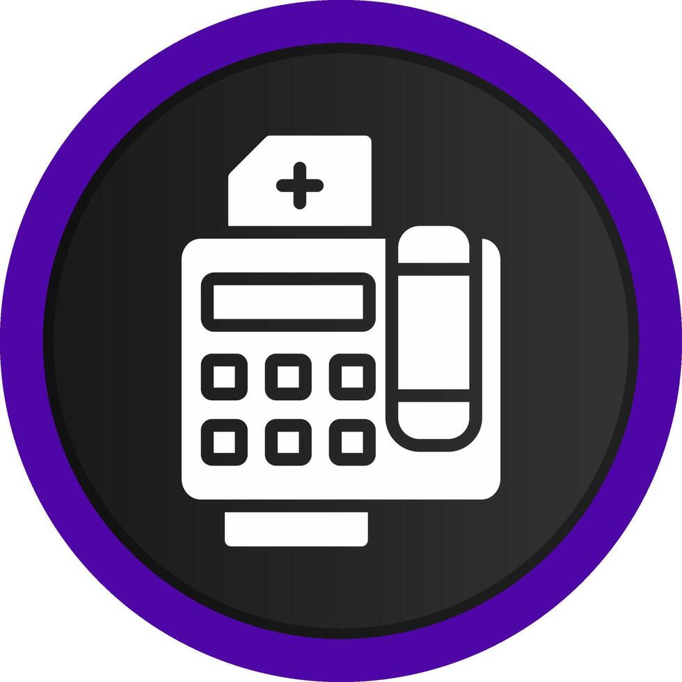 Fax Machine Creative Icon Design vector