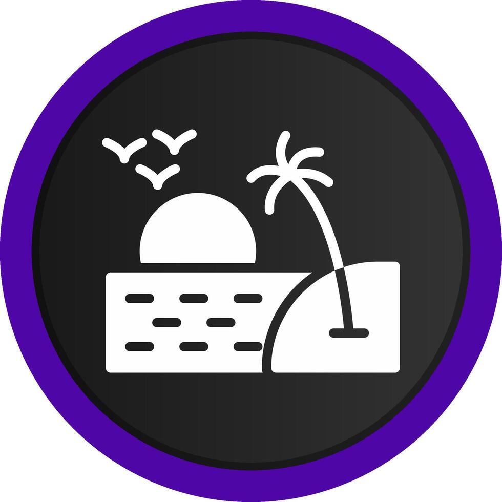 Sunset Creative Icon Design vector