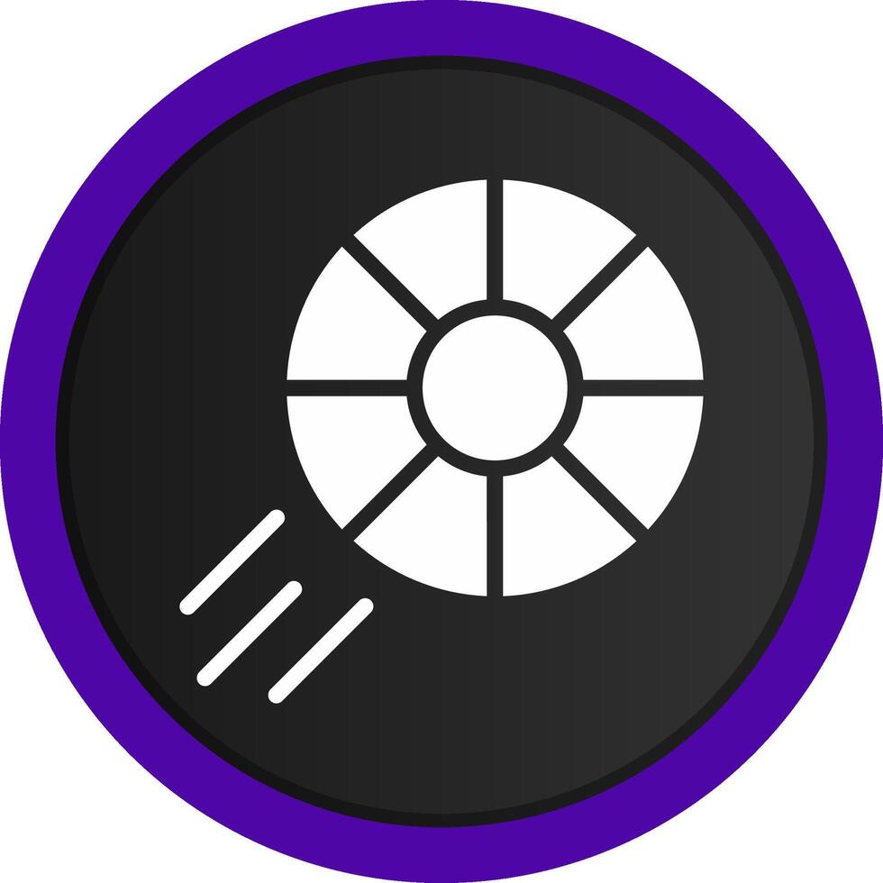 Frisbee Creative Icon Design vector