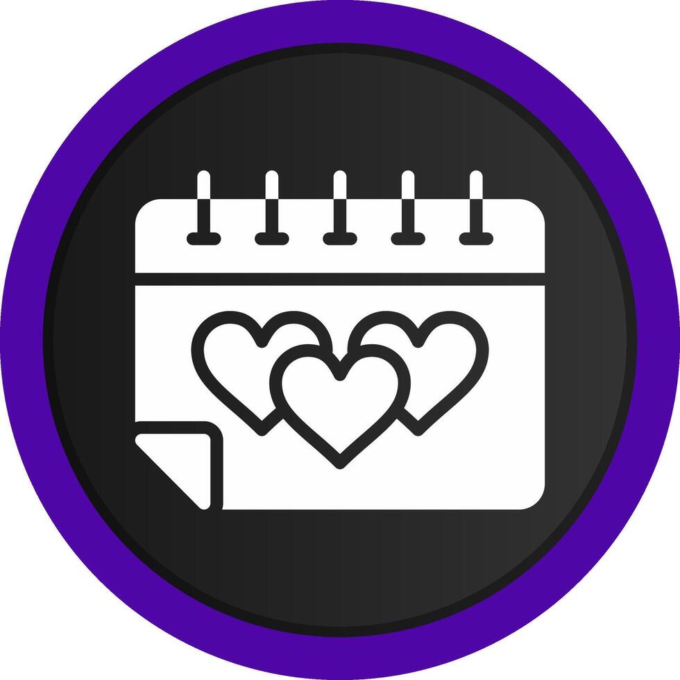 Wedding Day Creative Icon Design vector
