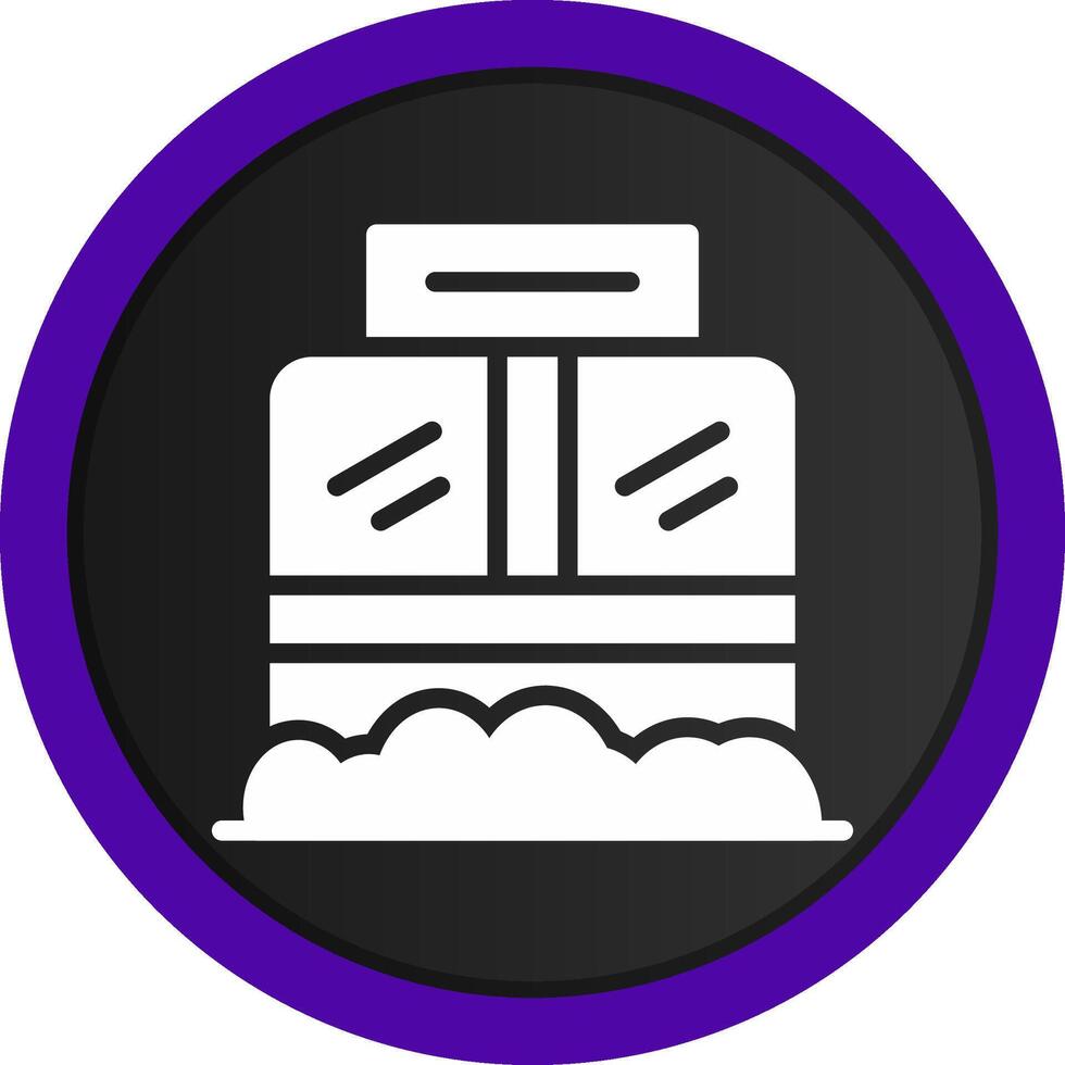 Ticket Box Creative Icon Design vector