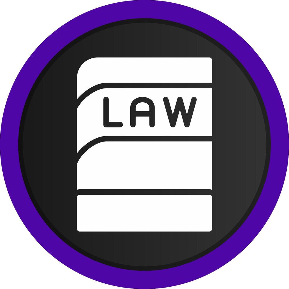 Law Book Creative Icon Design vector