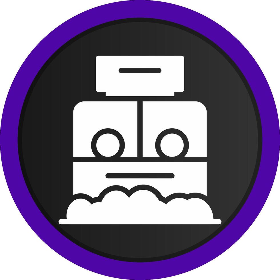 Ticket Box Creative Icon Design vector