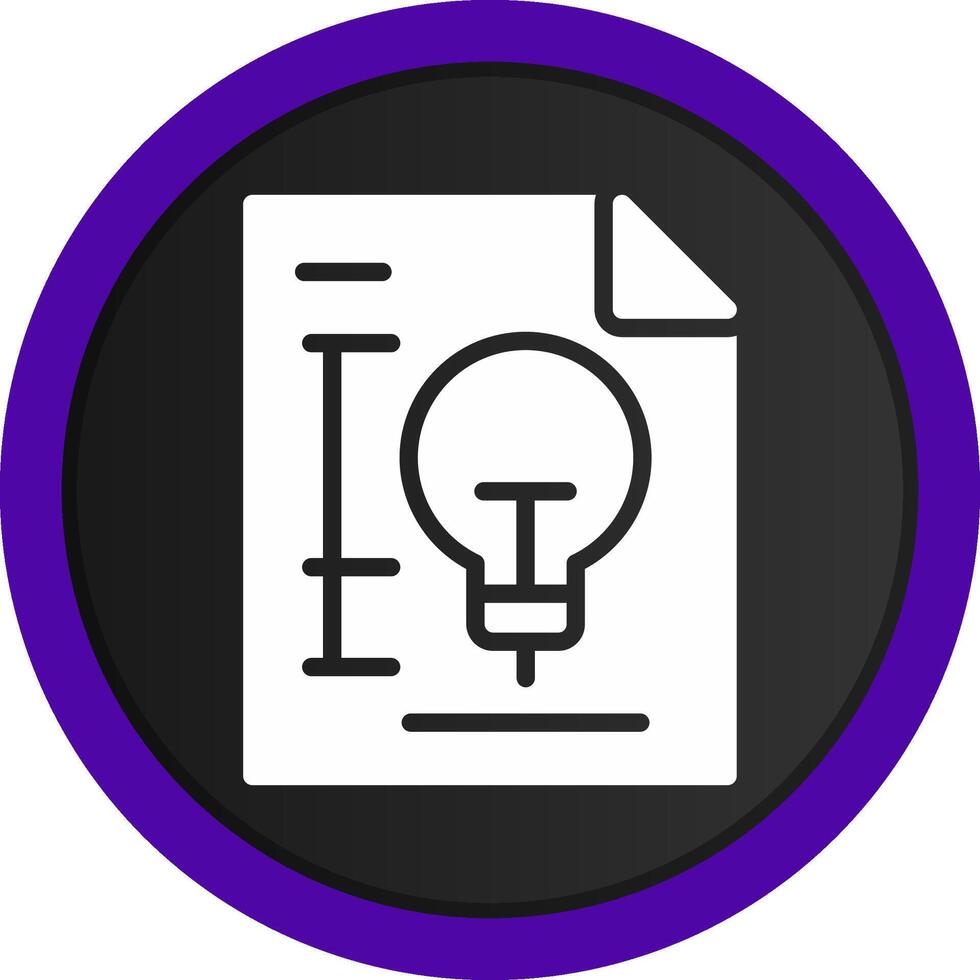 Patent Creative Icon Design vector