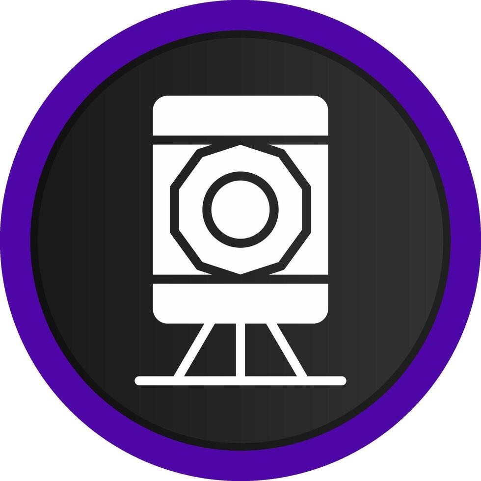 Theodolite Creative Icon Design vector