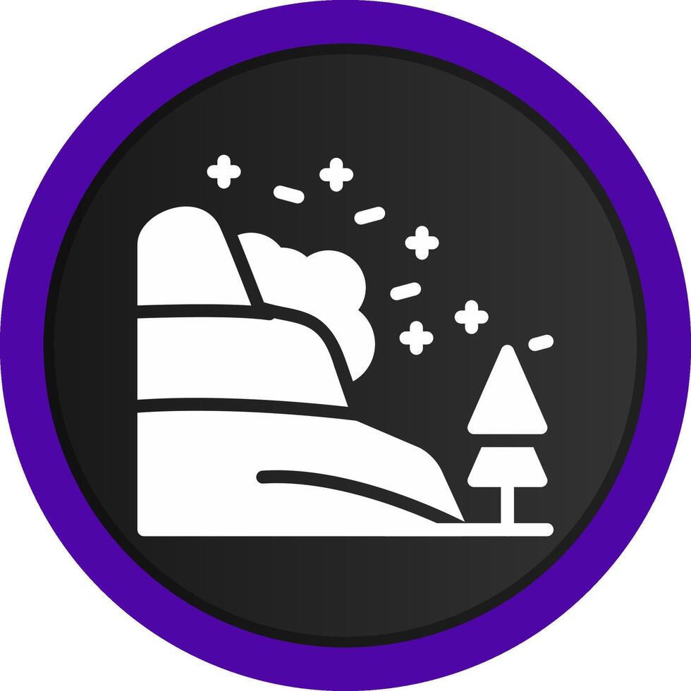 Avalanche Creative Icon Design vector