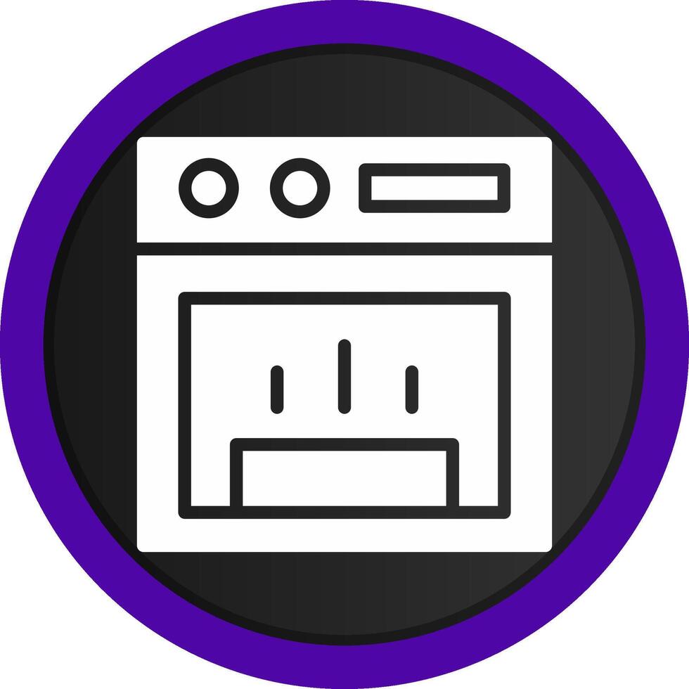 Stove Creative Icon Design vector