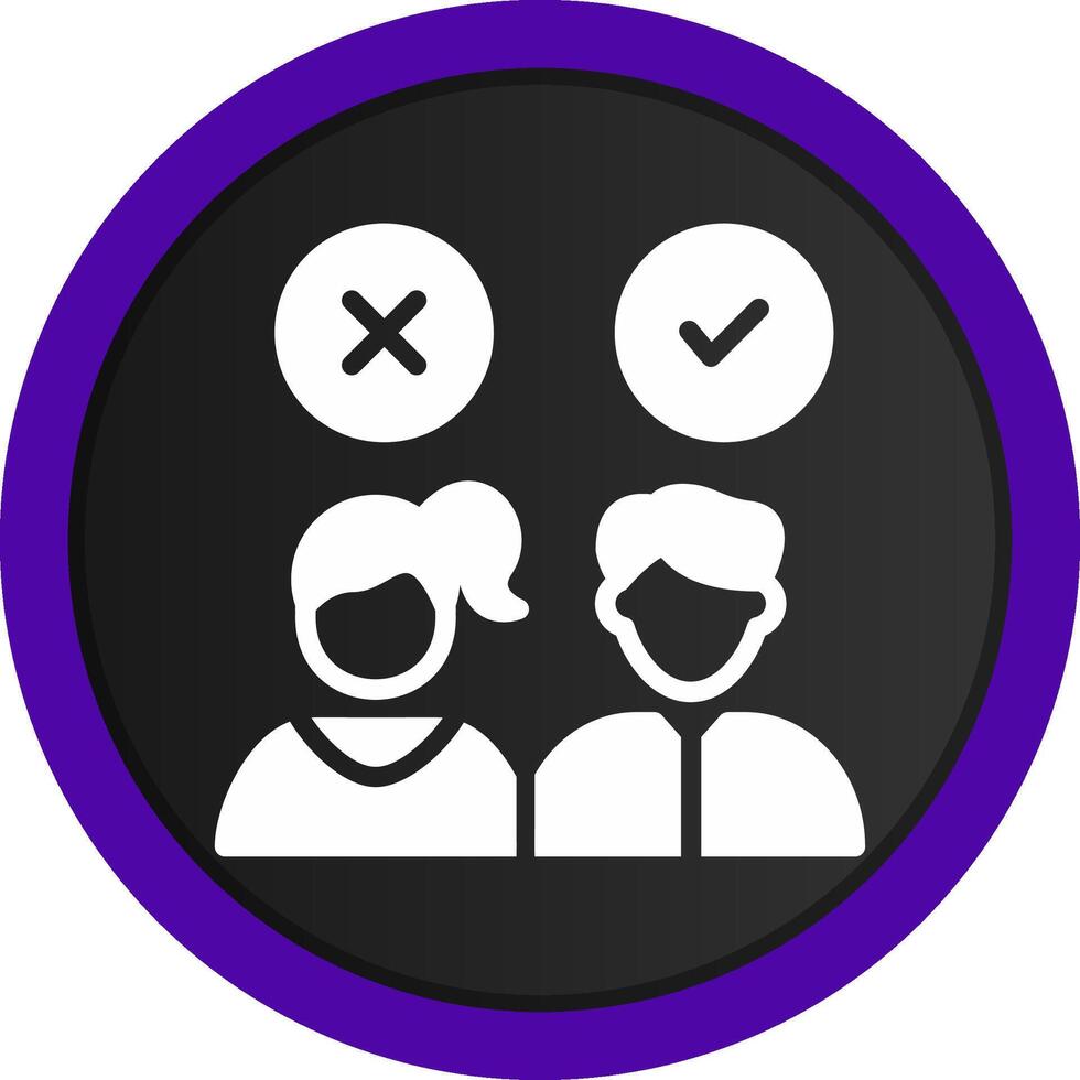 Candidate Creative Icon Design vector