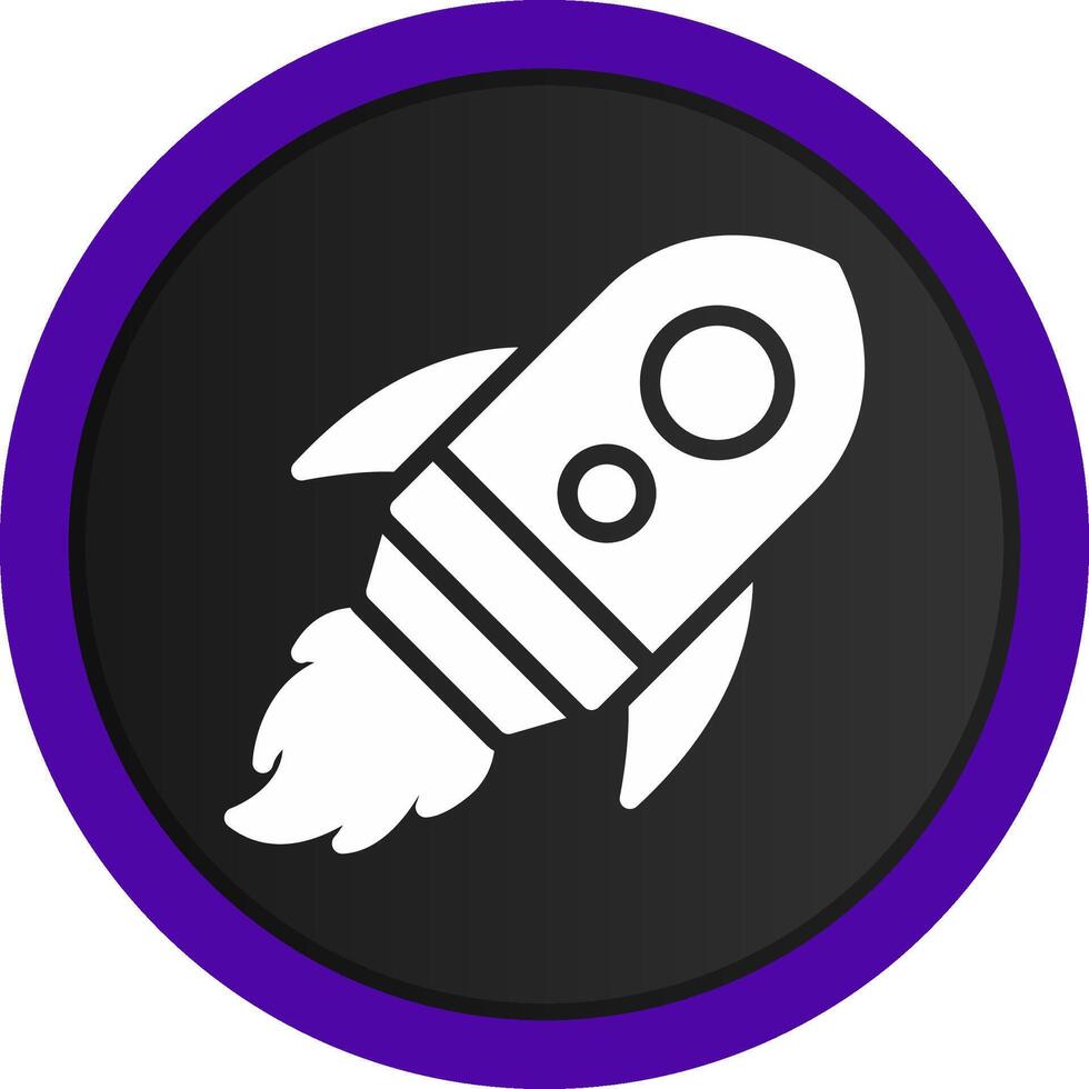 Rocket Creative Icon Design vector