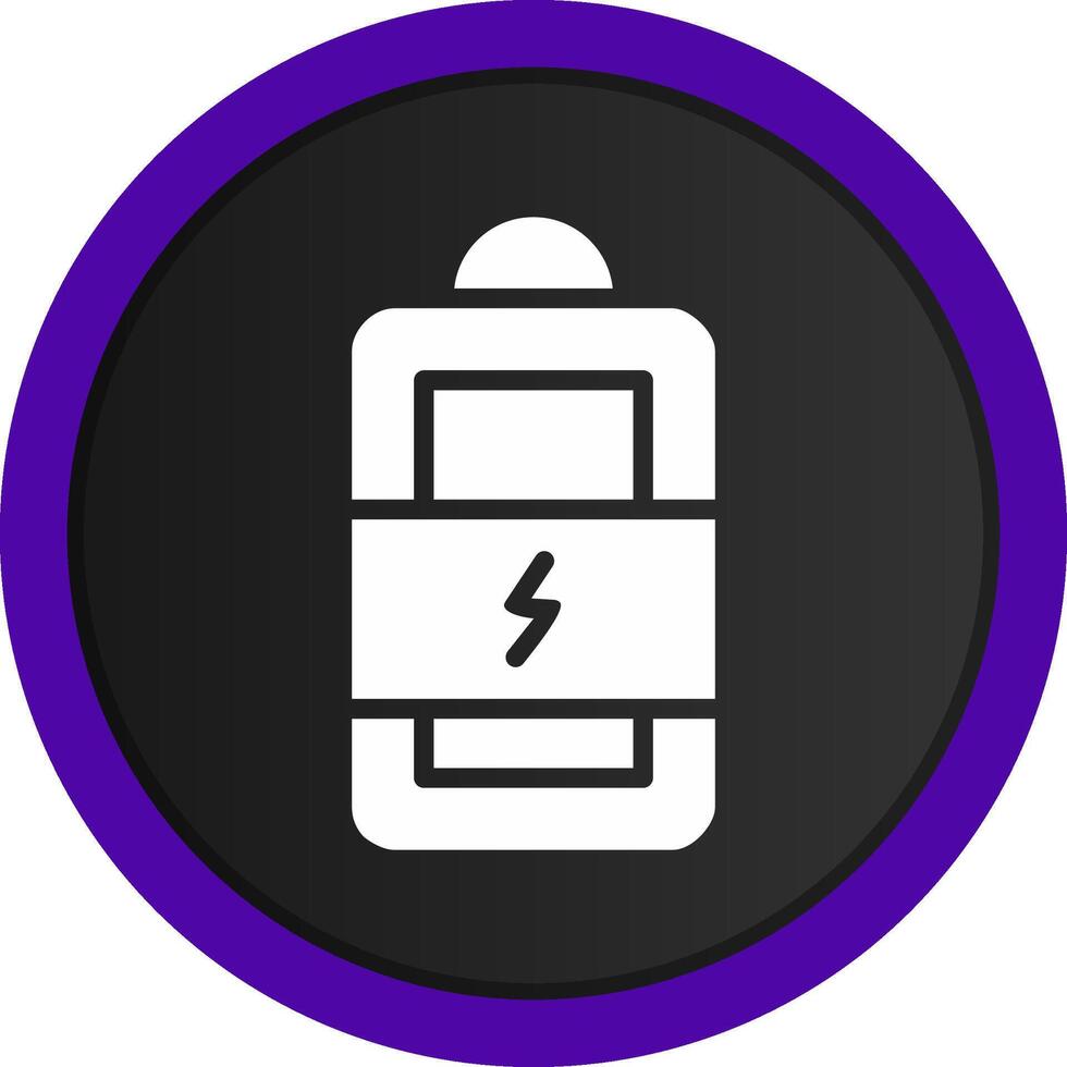 Charging Battery Creative Icon Design vector