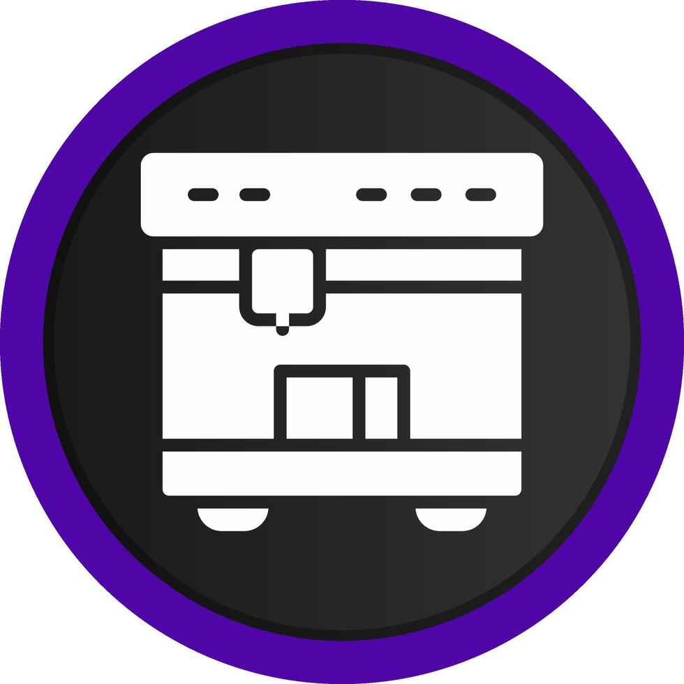 3D Printing Creative Icon Design vector