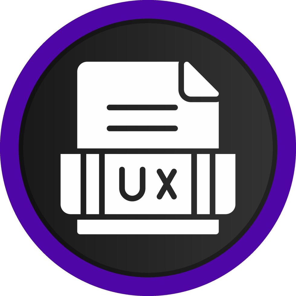 Ux Format Creative Icon Design vector
