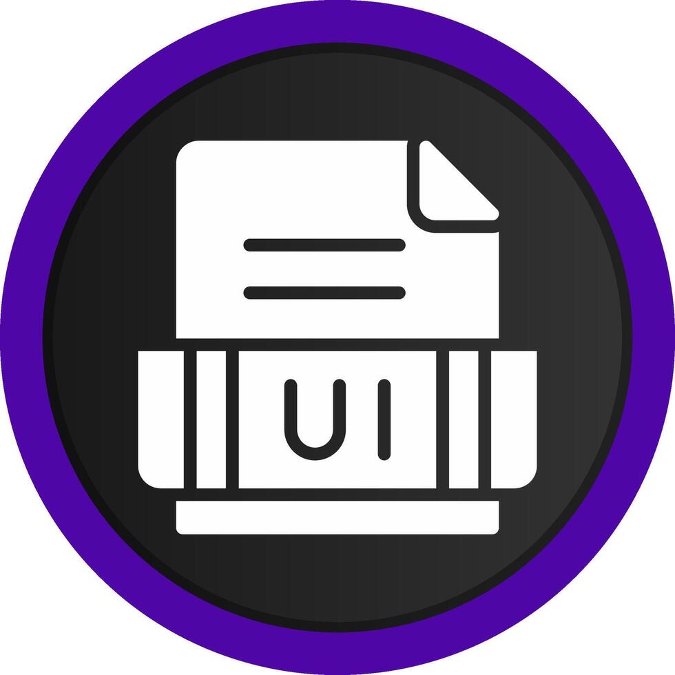 Ui Format Creative Icon Design vector