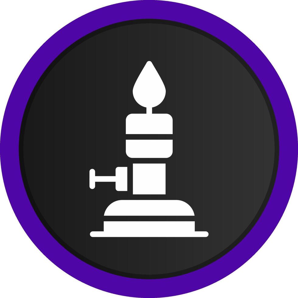 Bunsen Burner Creative Icon Design vector
