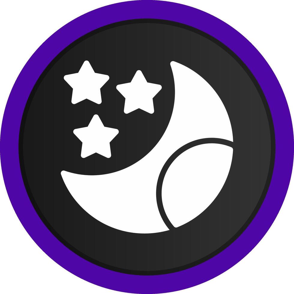 Moon Creative Icon Design vector