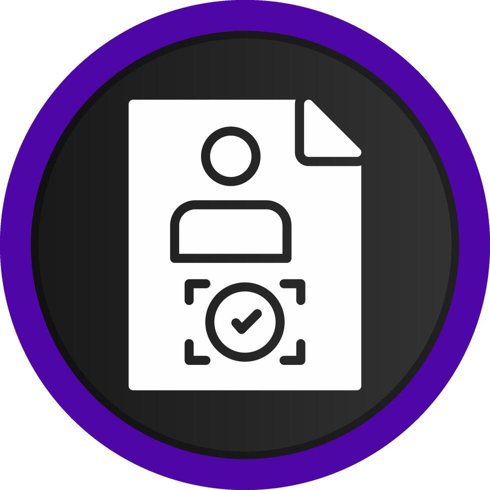 Approval Creative Icon Design vector
