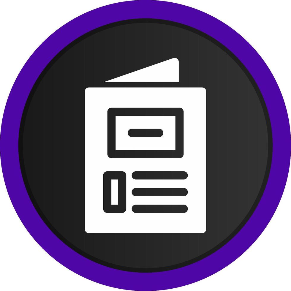 Brochure Creative Icon Design vector