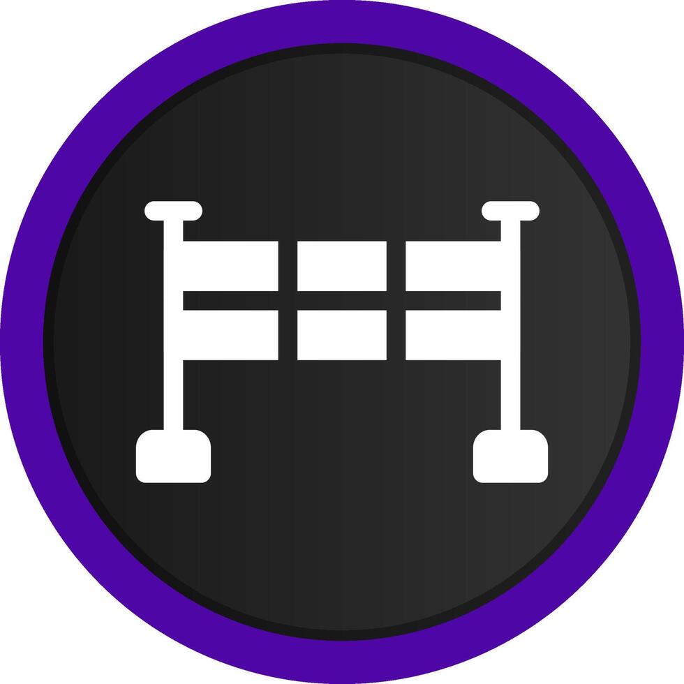 Finish Line Creative Icon Design vector