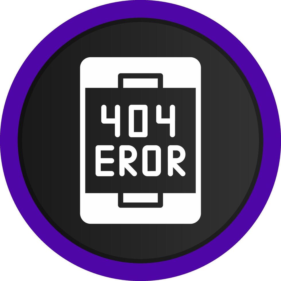 Error Creative Icon Design vector