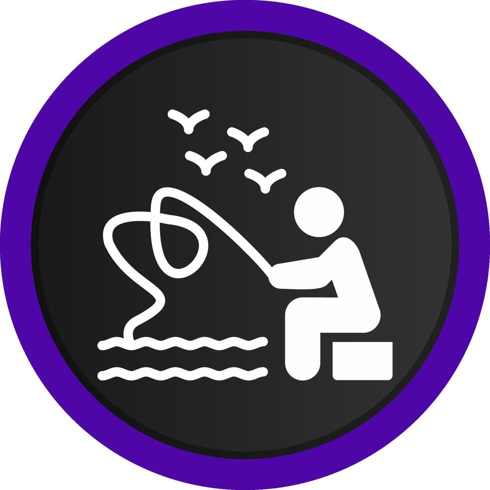Trolling Creative Icon Design vector