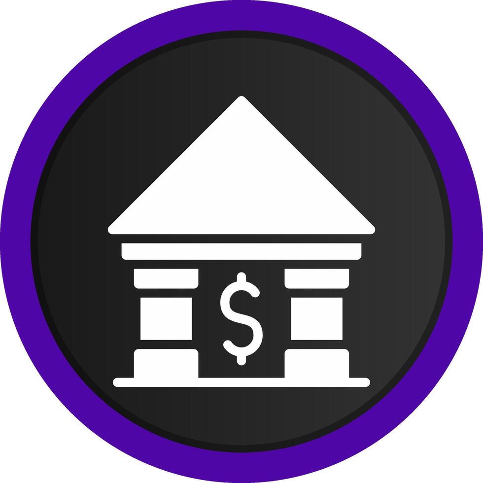 Bank Creative Icon Design vector